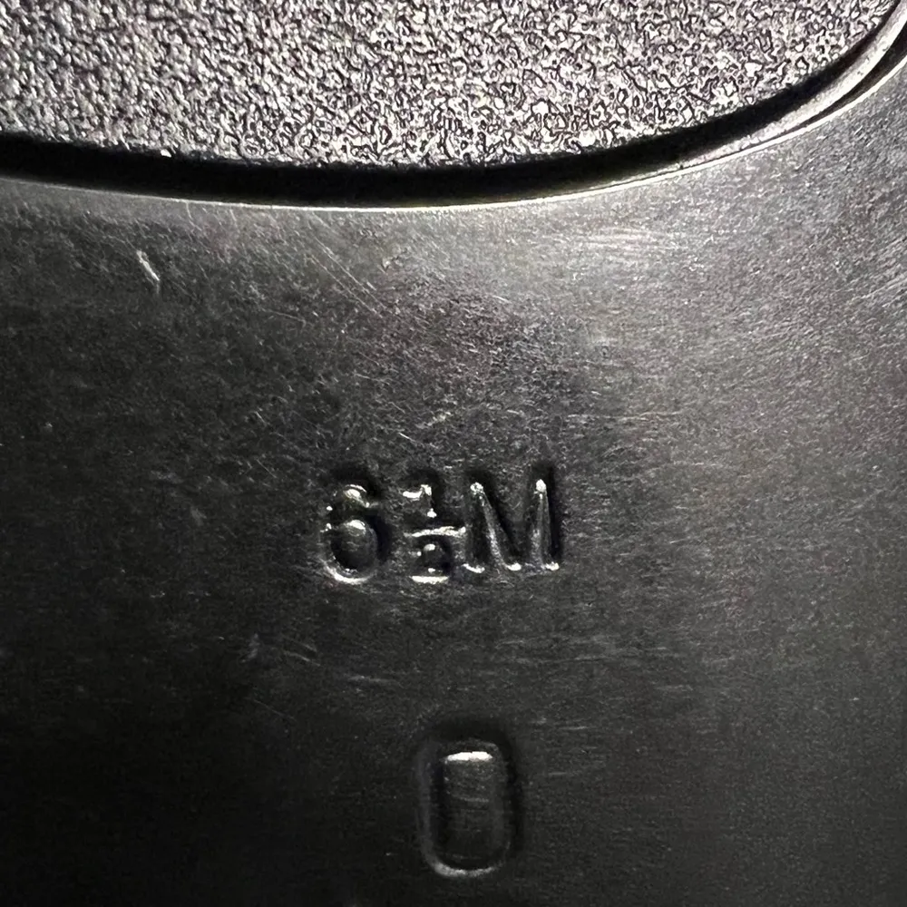 Bandolino Slip On Wedge Heels Sandals Black Leather Women’s Size 6.5 Bow Detail - Image 7