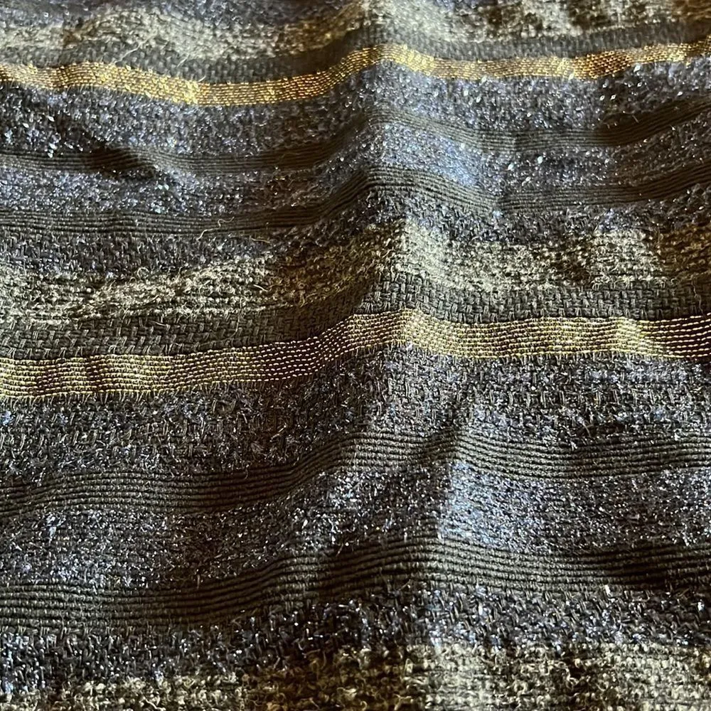 Zara blue textured sparkly dress small - Image 5