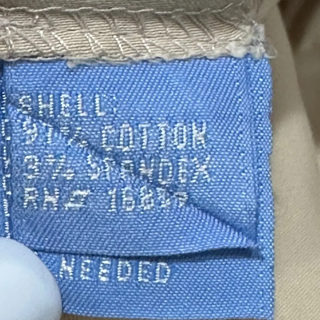 J. McLaughlin Cream Bermuda Shorts Size 6 Summer Preppy Chino Cotton‎ Blend - Image 7