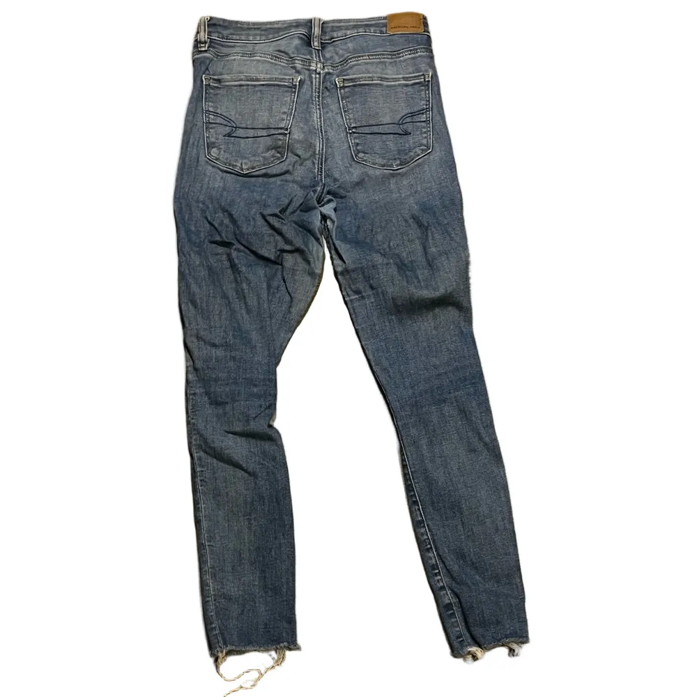 American Eagle Outfitters Dark Blue High Rise Jegging Crop Jeans - Image 2