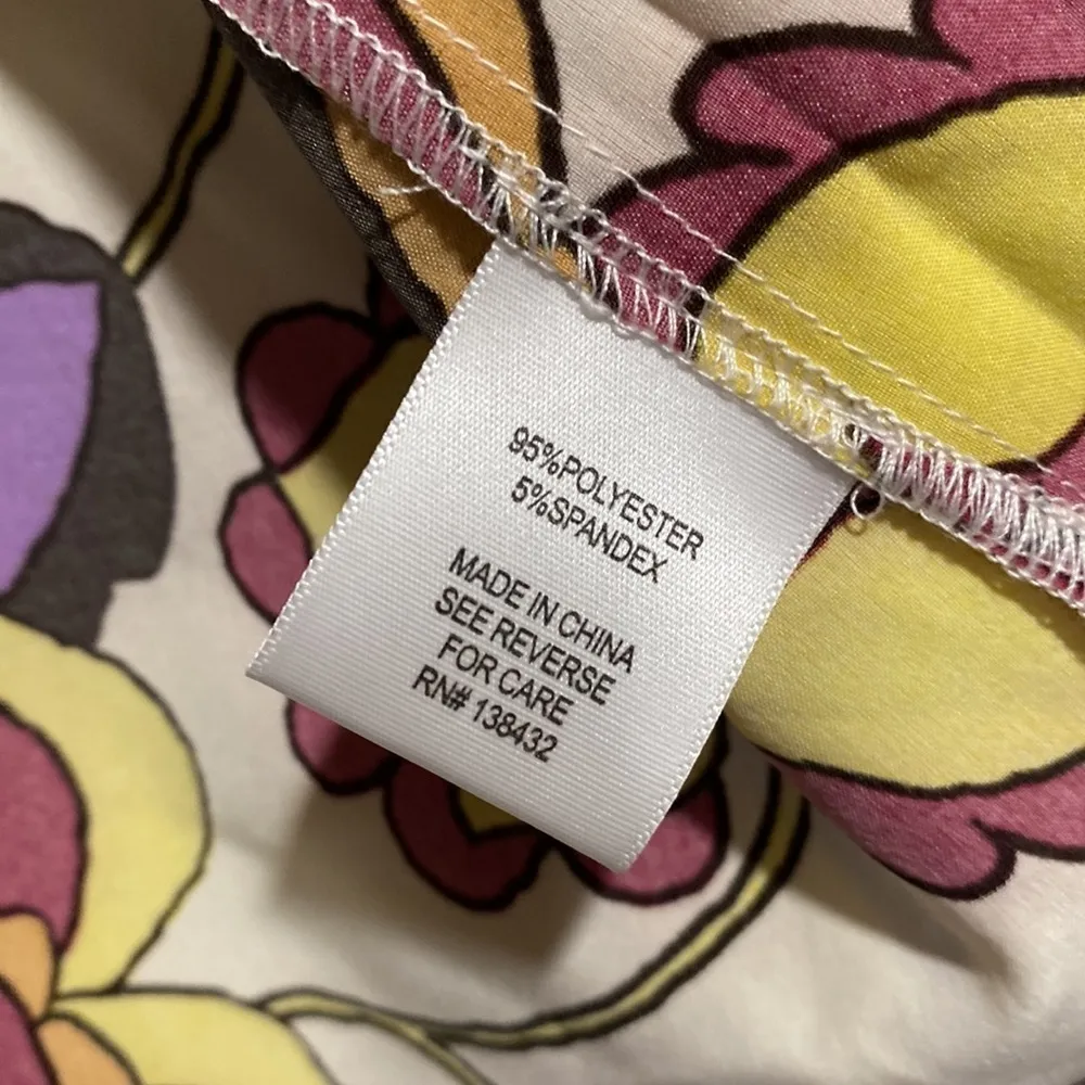 Modcloth jacket kimono open duster NEW floral bold print‎ medium mod cloth - Image 6