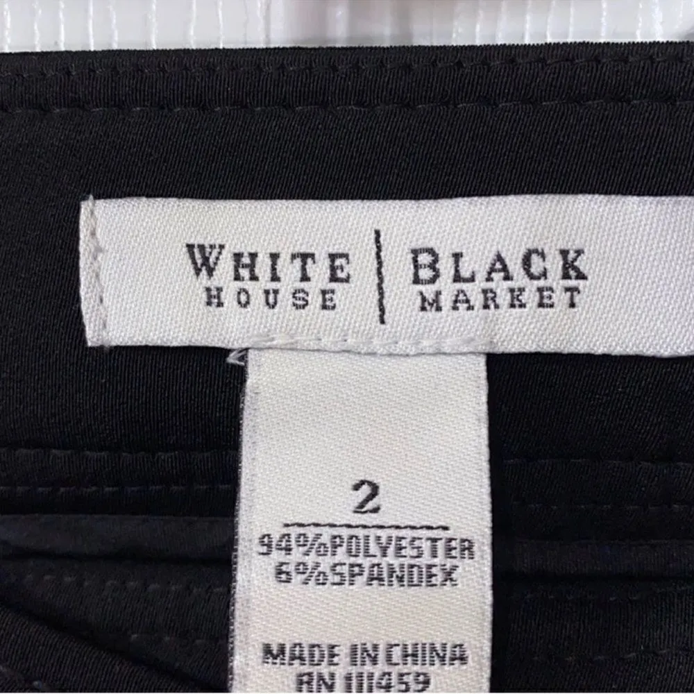 White House Black Market Black Shorts(Size 2) - Image 5