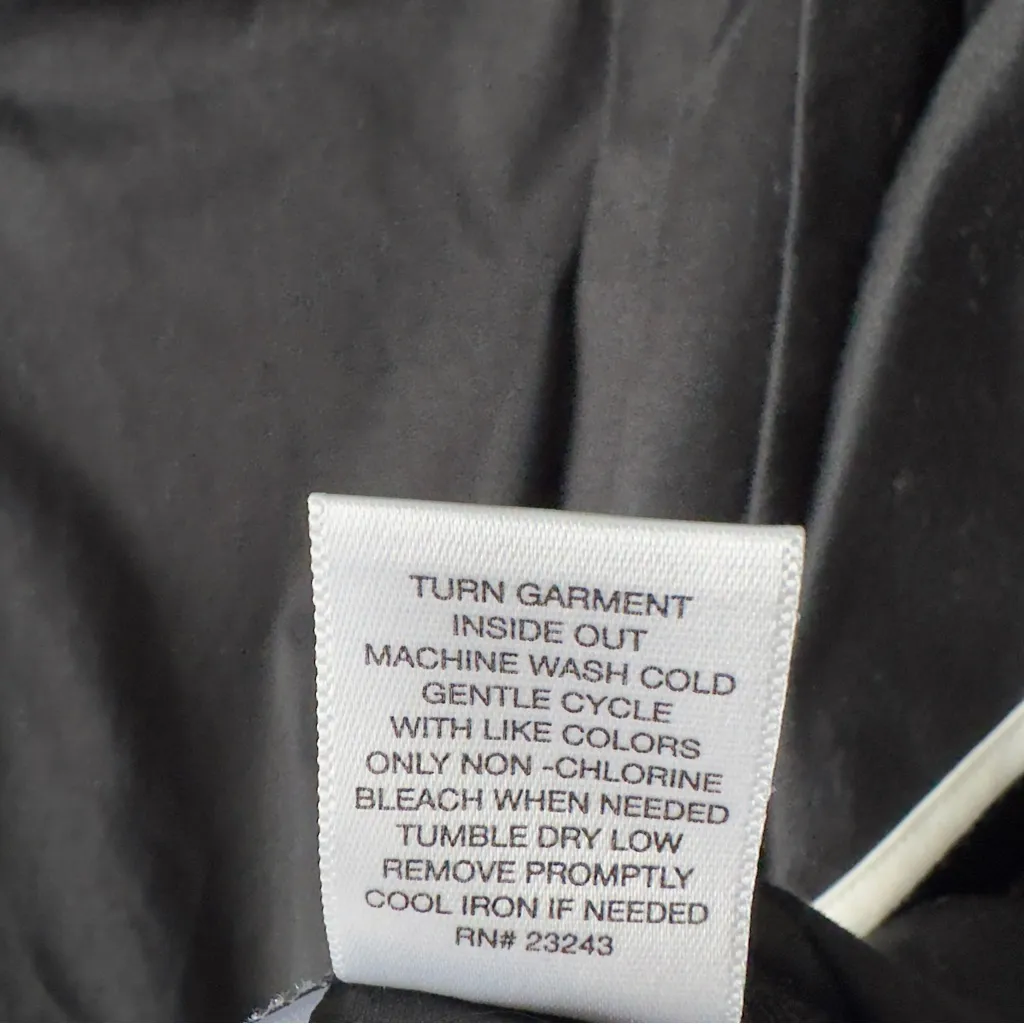 Vintage 2000s Y2K New York & Co. Black and White Strapless Dress Mini Ruffle NWT Size 14 - Image 14