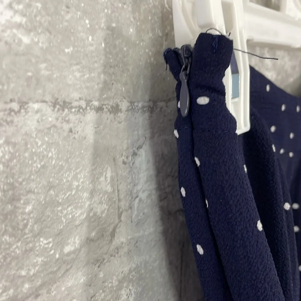 Day to Day Blu pepper Polka Dot Wide Leg Pants - Image 4