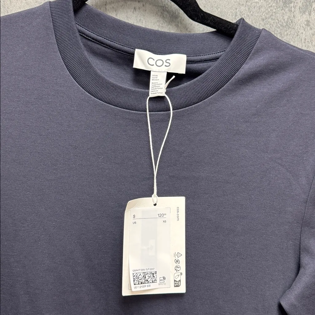 COS Contrast Panel MIDI Dress - Image 5