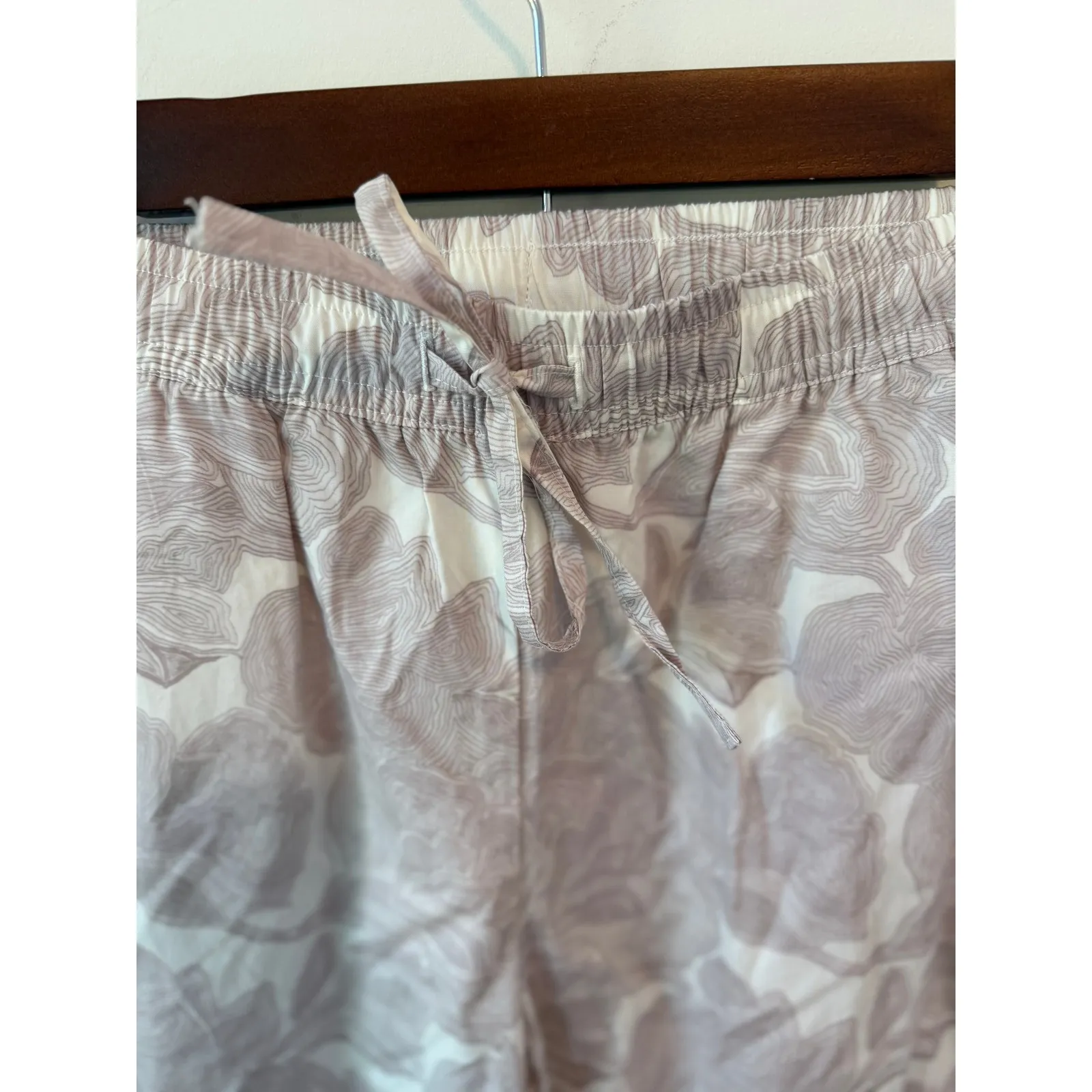 Haven Well Within Organic Cotton‎ Gauze Fern Print Pajama Pants Size XS NWT Tan - Image 8
