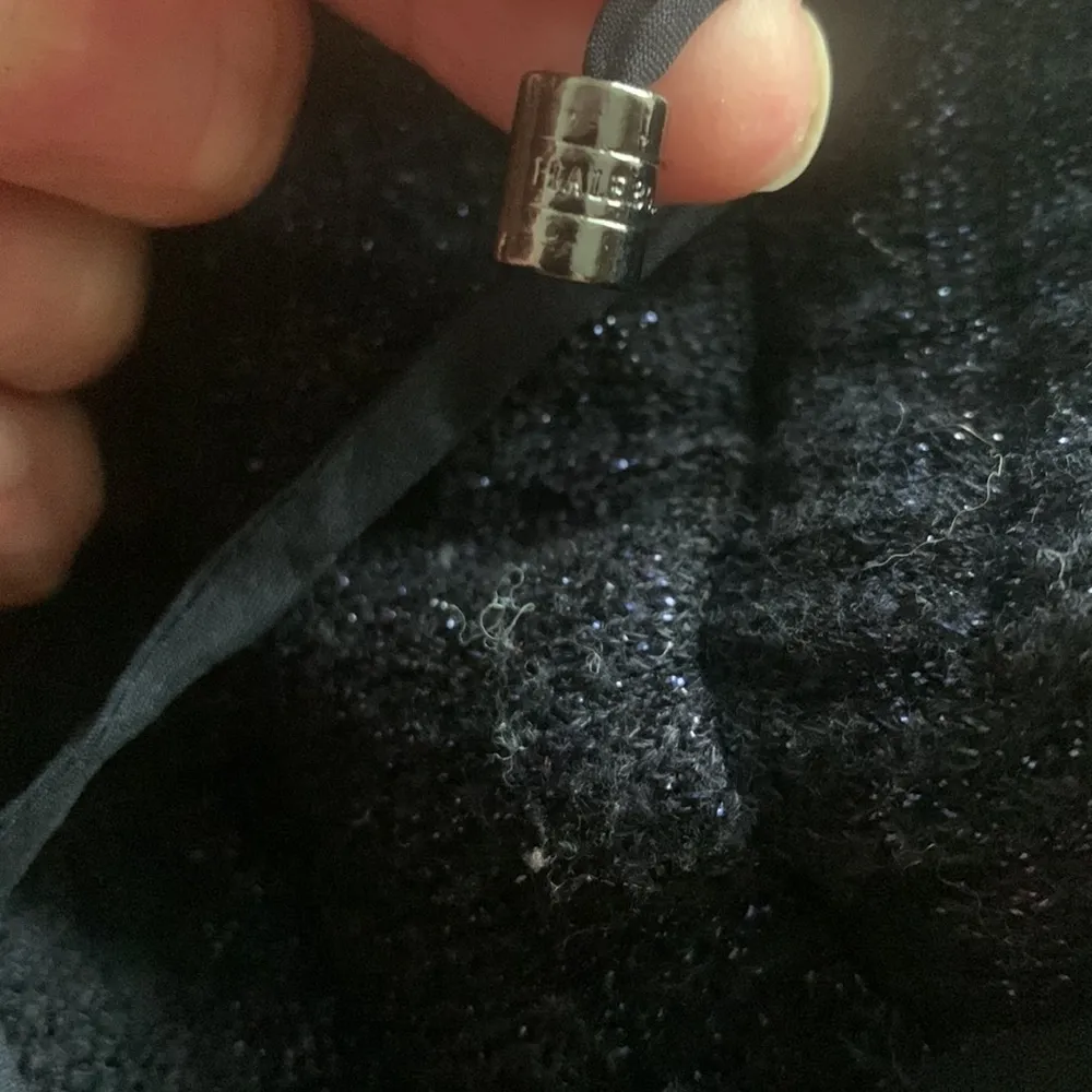 Hale Bob Metallic Striped Purple Black Loungewear Track Suit XS - Image 13