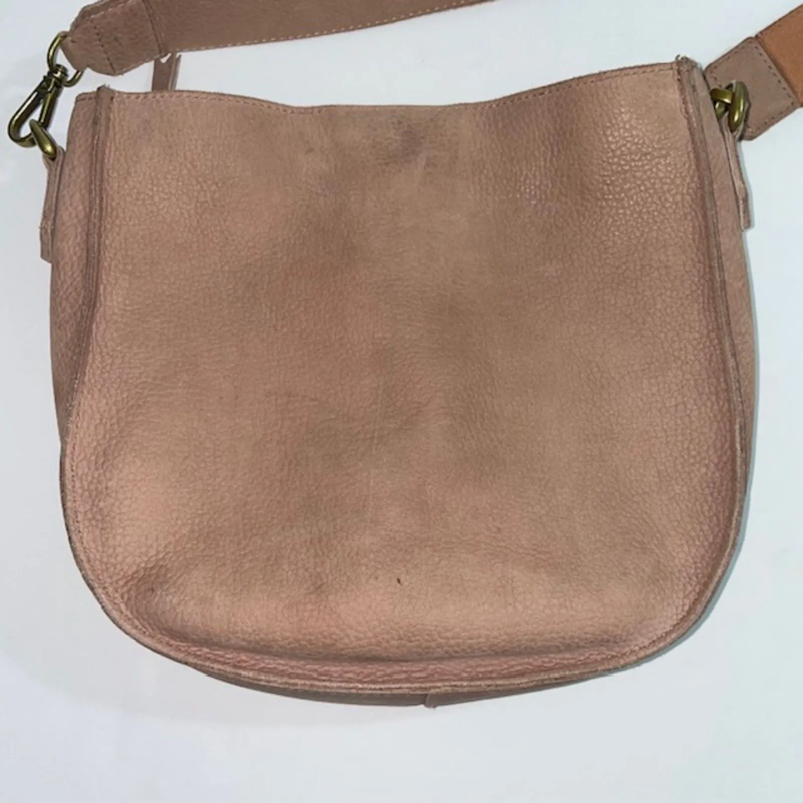 Madewell Transport Saddlebag‎ Purse Patchwork Nubuck Edition Weathered Walnut - Image 5