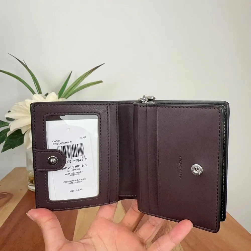 NWT Coach Teri Shoulder Bag and Snap Wallet With‎ Heart Bolt Print - Image 10