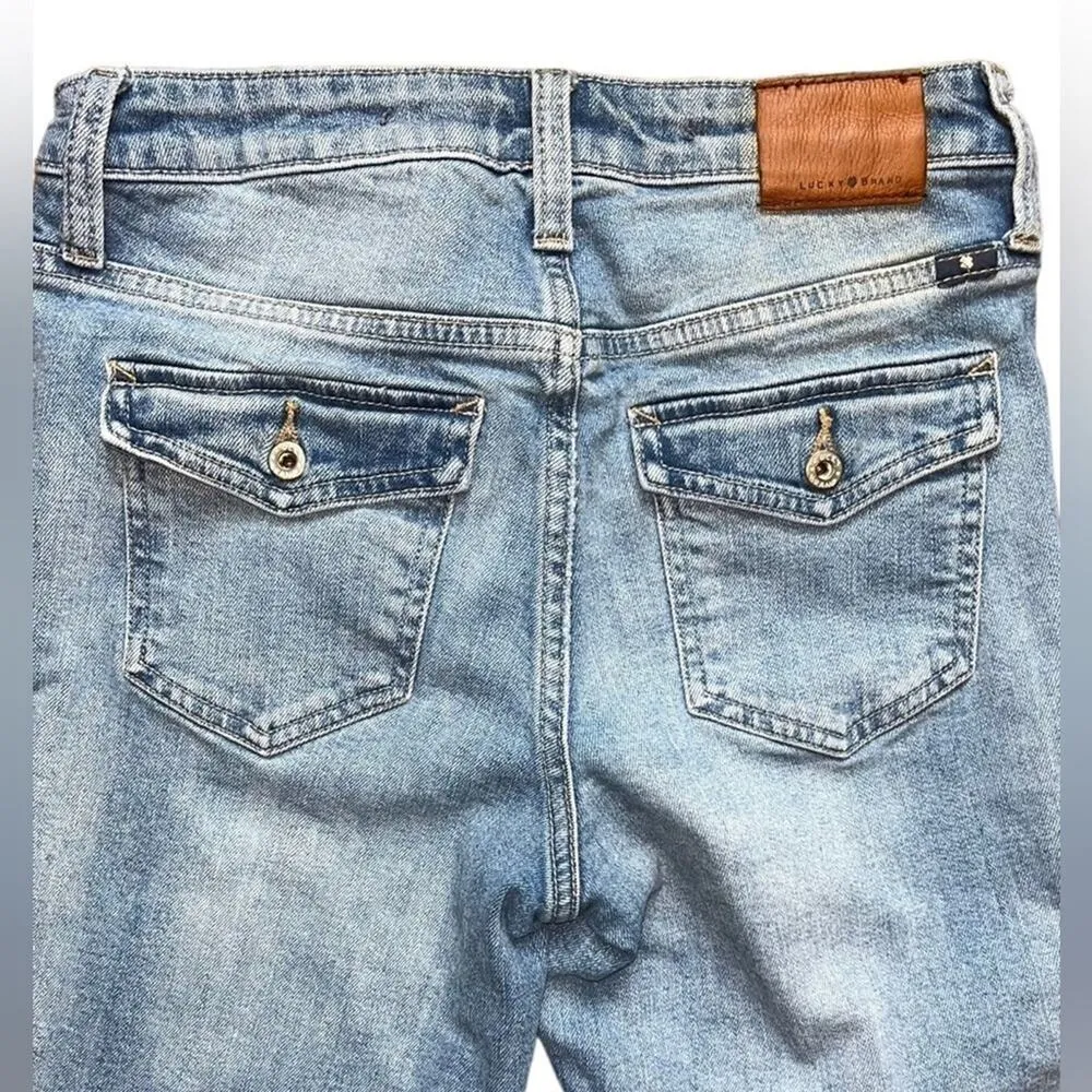 Lucky Brand The High Rise Tomboy Jeans Womens Size 2/26 Orta Premium Buttonfly - Image 6