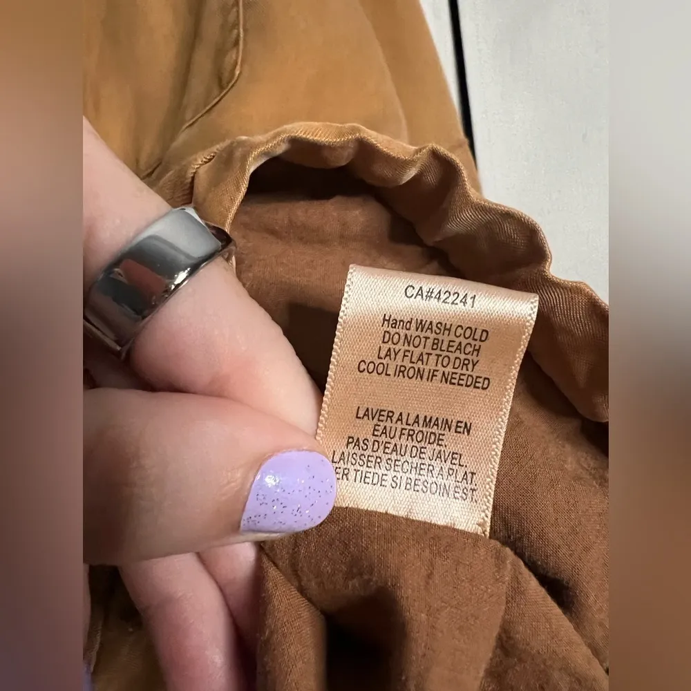 Young Fabulous & Broke YFB Clara Utility Bomber Jacket Tan Medium - Image 11