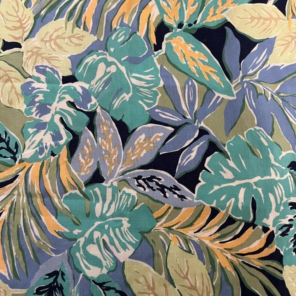 Vintage Talbots Linen blend midi skirt floral size 8 Petite - Image 2