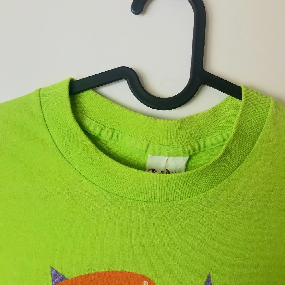 Vintage Nickelodeon U Pick Nick! Dollywood T Shirt USA Single Stitch Green XS - Image 12