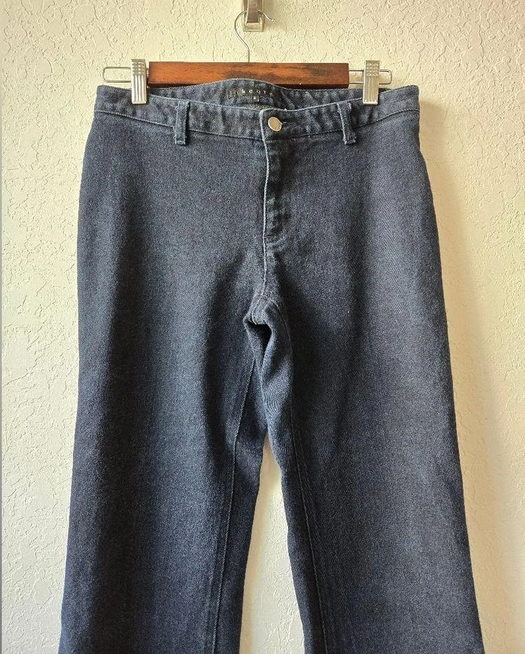 Theory Bootcut Blue Denim Trousers size 6 - Image 4