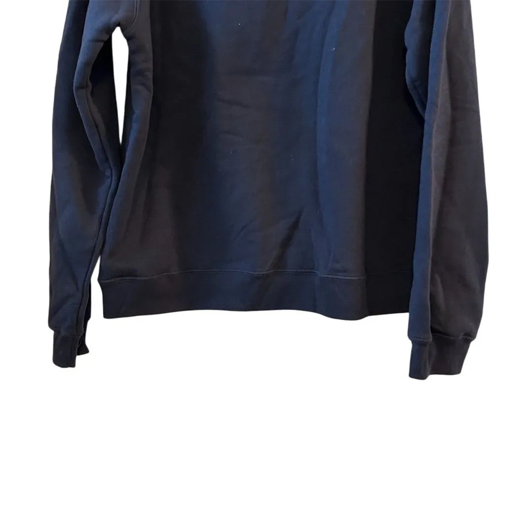 Vintage Reebok Women's Blue V-Neck Pullover Sweatshirt Size L - Image 11