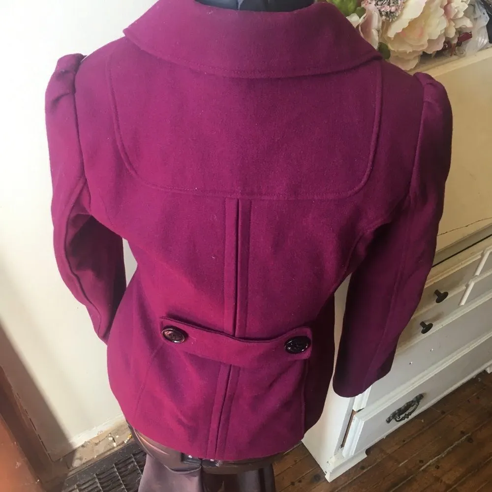 Steve Madden double breasted lined wool coat - Image 2