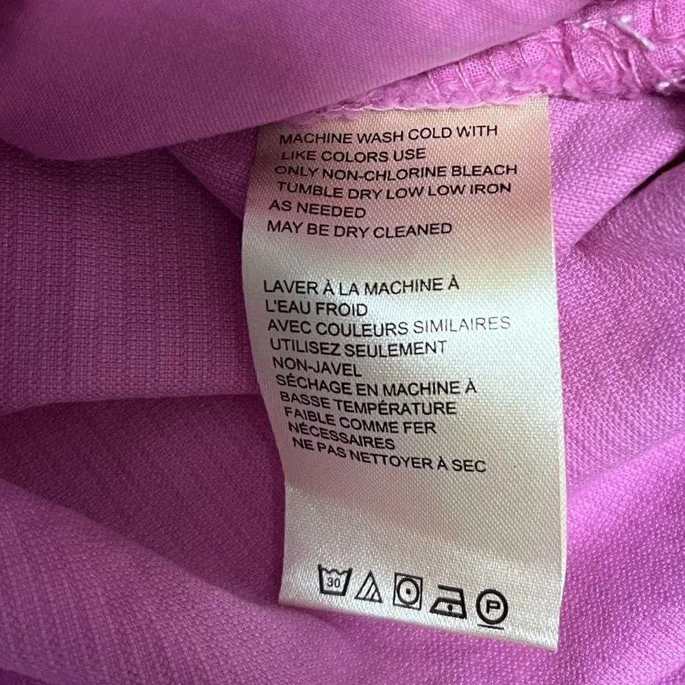 FREE PEOPLE 100% Cotton Corduroy Pink Button Down Skirt. Women’s Size 2 XS. EUC - Image 7