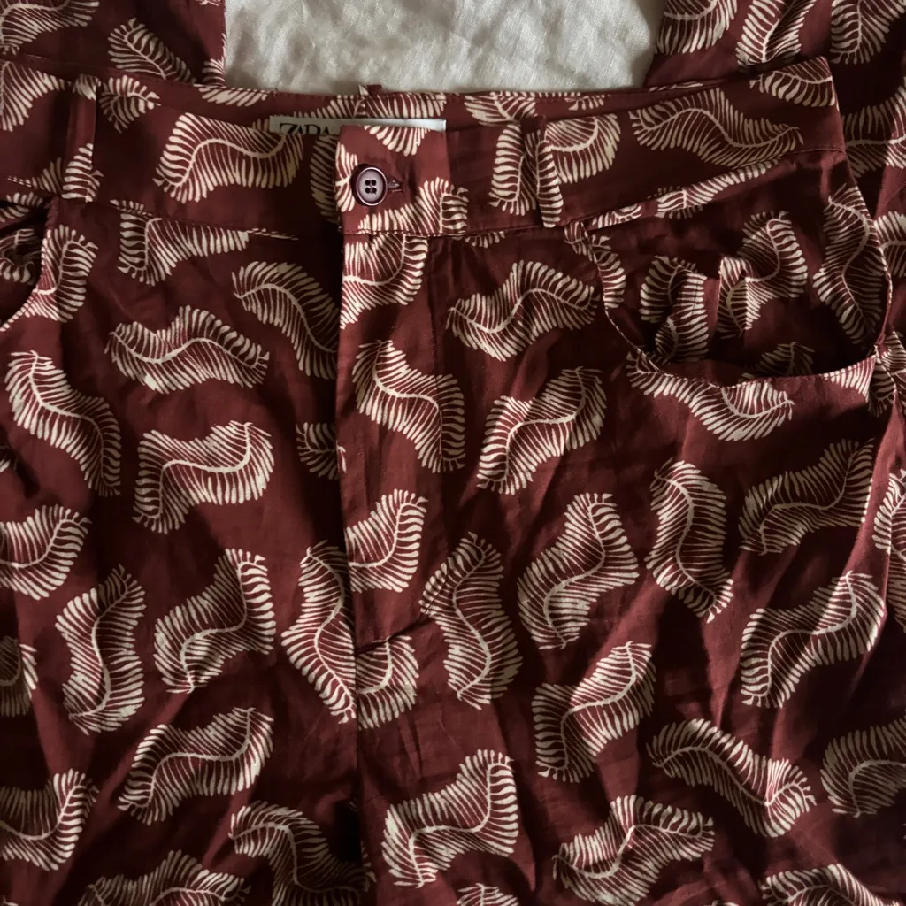 Zara Terracotta Jasmine Pant Size medium - Image 10