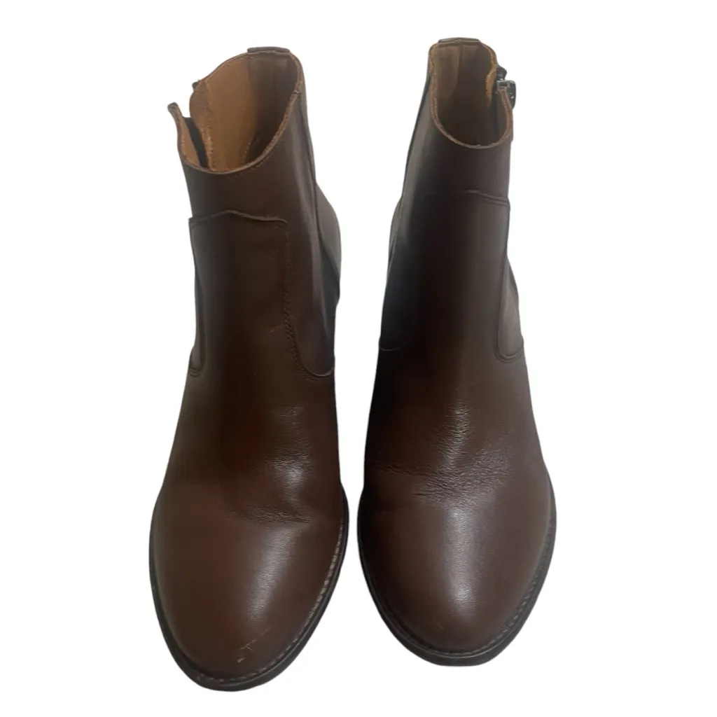 Hunter Women's Refined Zip Boot Leather Bitter‎ Chocolate US 8.5 - Image 3