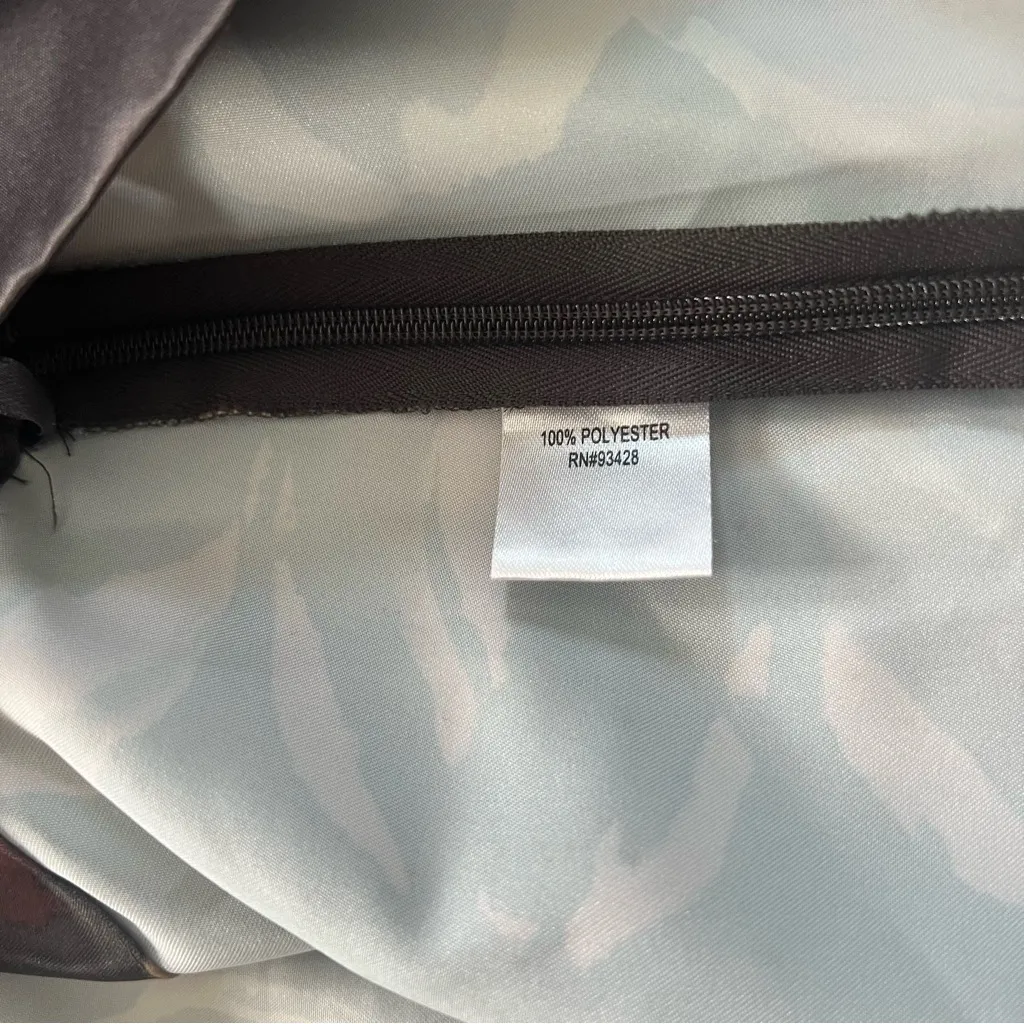 Kristin Davis Floral Black and Pink Women's Skirt Size 12 - Image 9