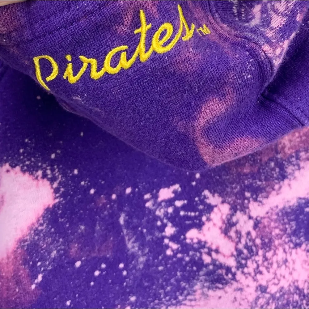 ECU Pirates Custom Bleach Splatter Jacket SZ L Size L - Image 5