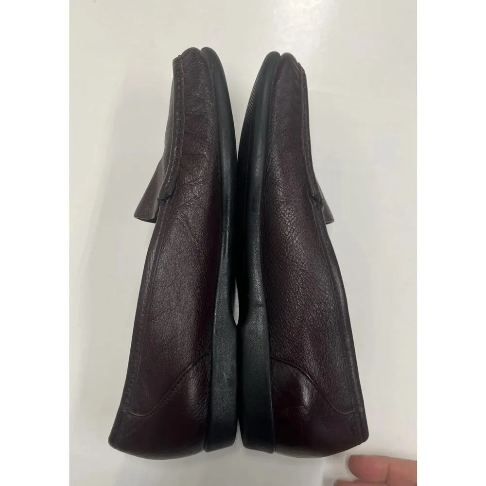 SAS Simplify Women’s 10N Red Leather Loafers Flats Tripad Comfort Shoes Size 10 - Image 10