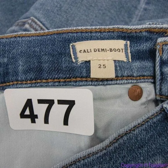 NEW Madewell Cali Demi-Boot‎ Jeans in Dorrance Wash, 25 - Image 14