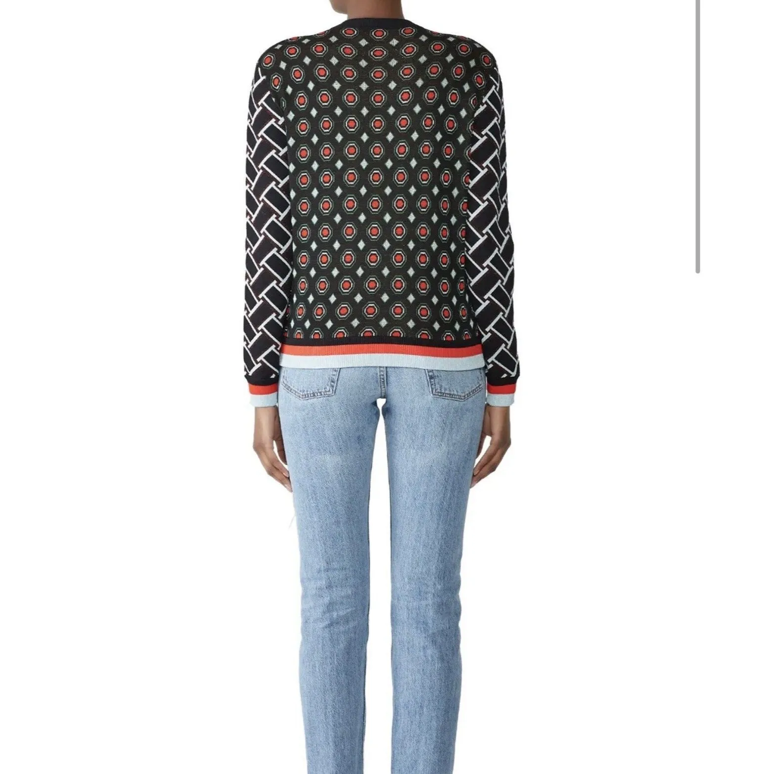 Diane Von Furstenberg Hari Knit Pullover Size M - Image 3