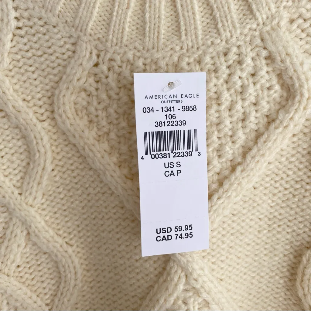 NWT American Eagle Fringe Knit Sweater - Image 4
