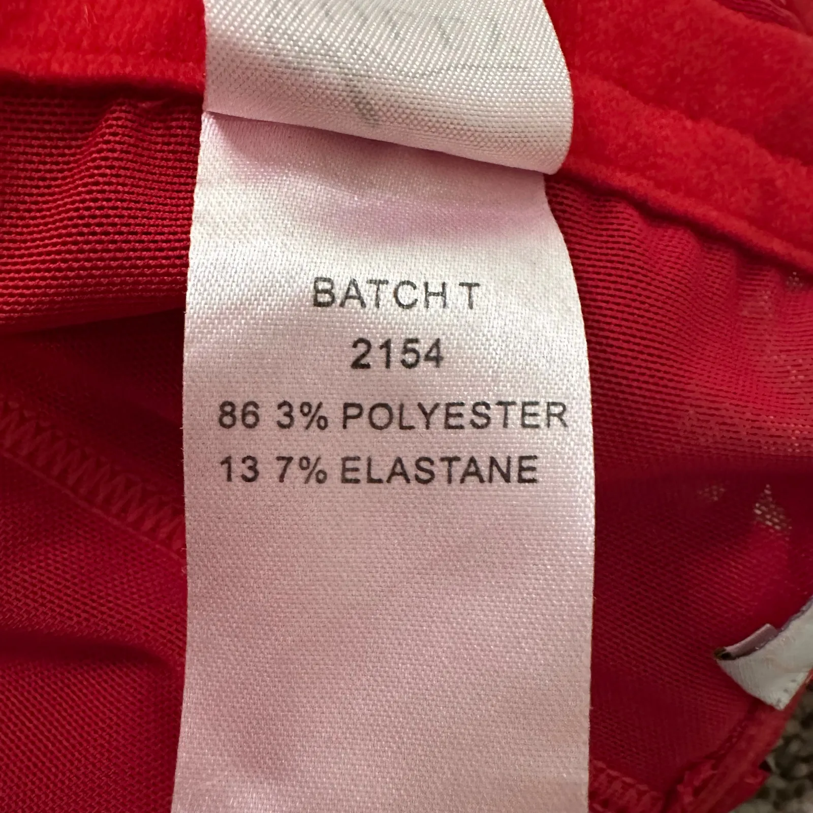 Oh Polly! red sheer mesh bustier bra top size 4 - Image 6