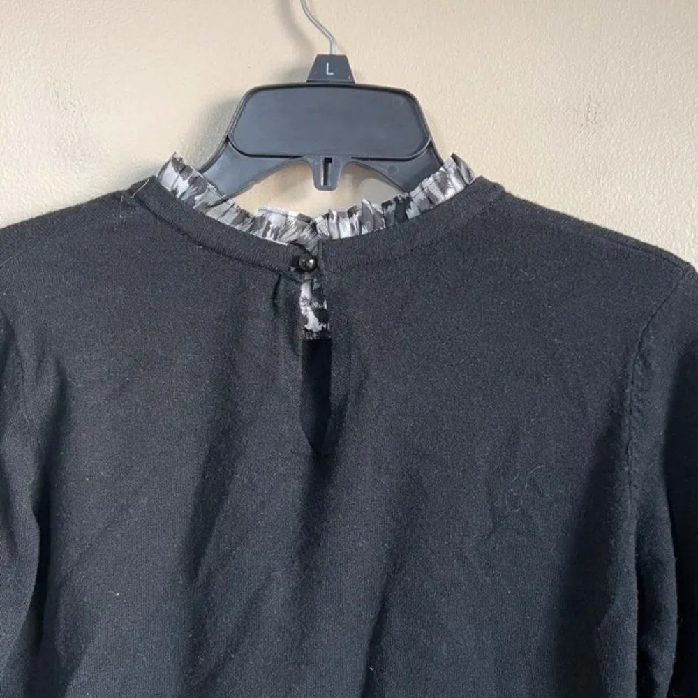 Vila Milano medium black long sleeve top - Image 5