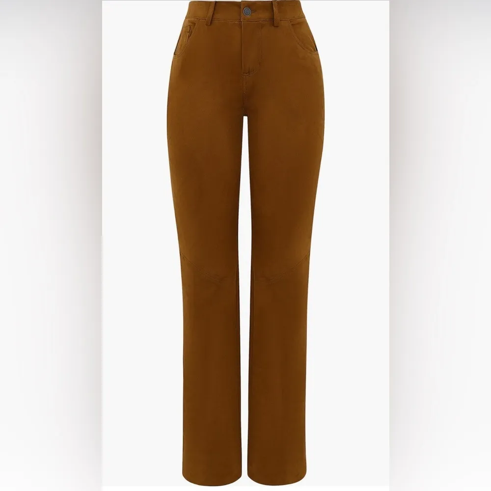 House of CB Apollo Suede Brown Pants - Image 5