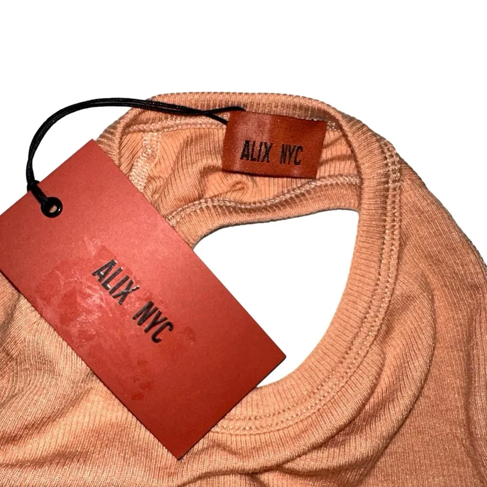 NWT Alix NYC Elton Long Sleeve Cut Out Ribbed Mini Dress SMALL - Image 5