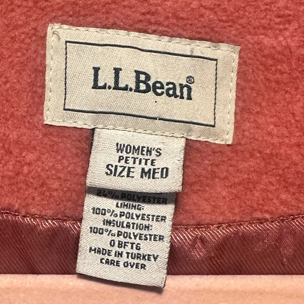 LL Bean winter coat size mp Pink - Image 2
