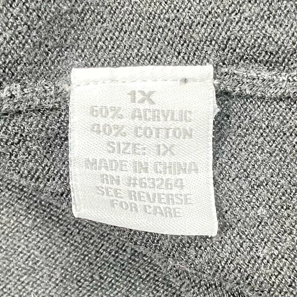 Dress Barn Women’s Black Short Sleeve Sweater 1X - Image 7