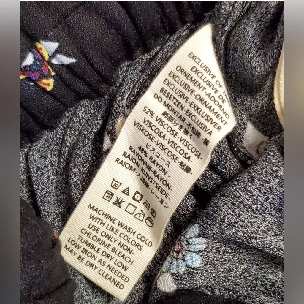 Free People Daisy And Dreams Floral Jumpsuit, EUC, XS, Black And blue - Image 8