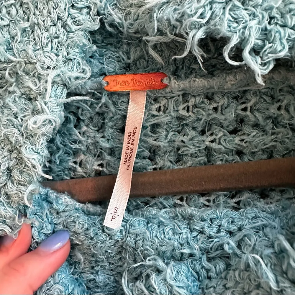 Blue Turtleneck Sweater Size Small - Image 5