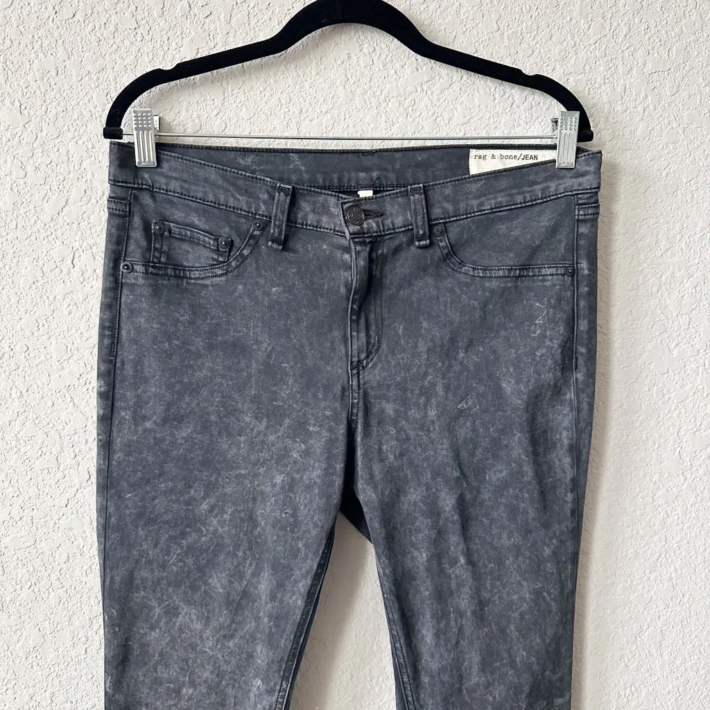 Rag & Bone The Legging Rosebowl Black - Image 4