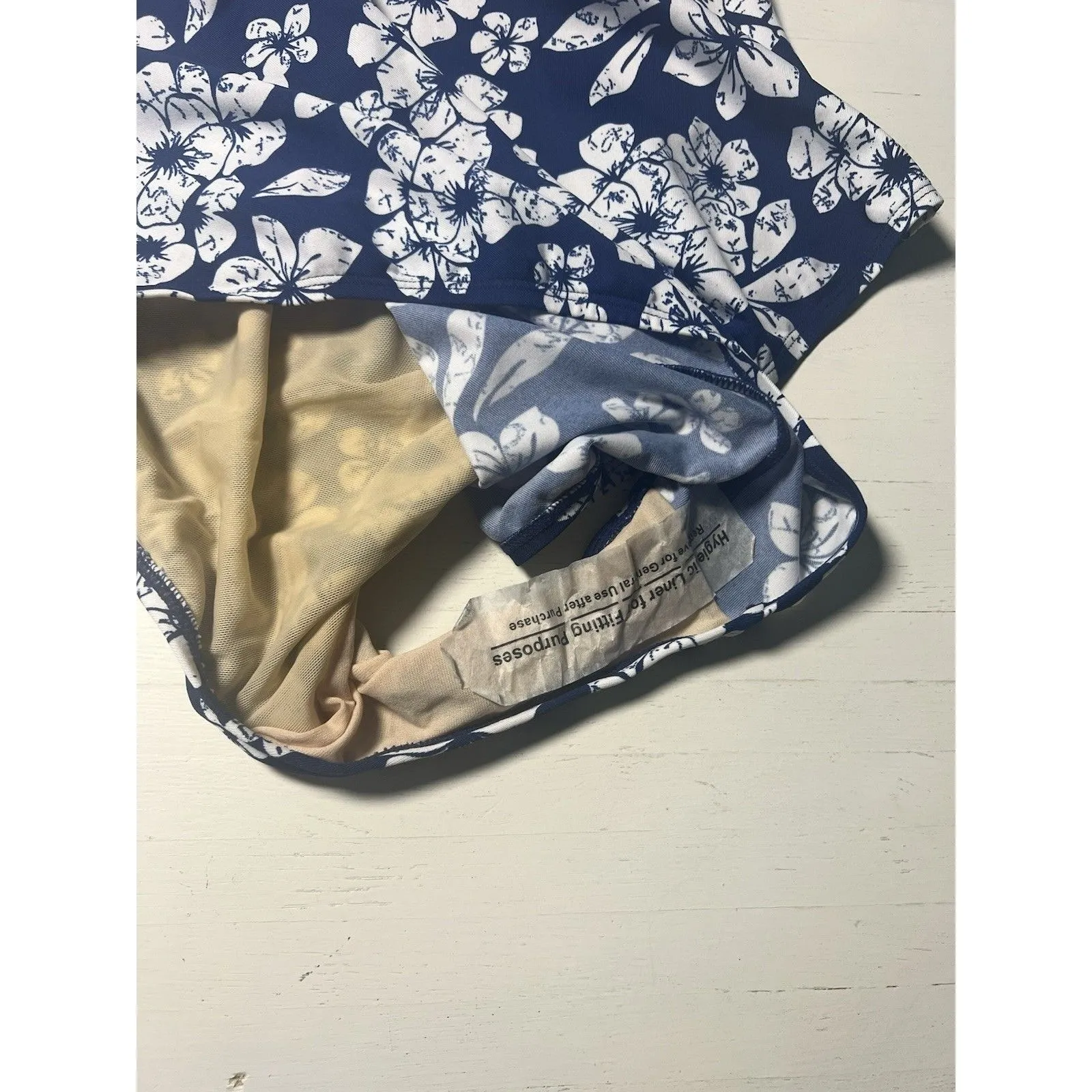 Vintage Cherokee Floral‎ Tummy Control Floral One Piece Swimsuit 22W Nwt - Image 4