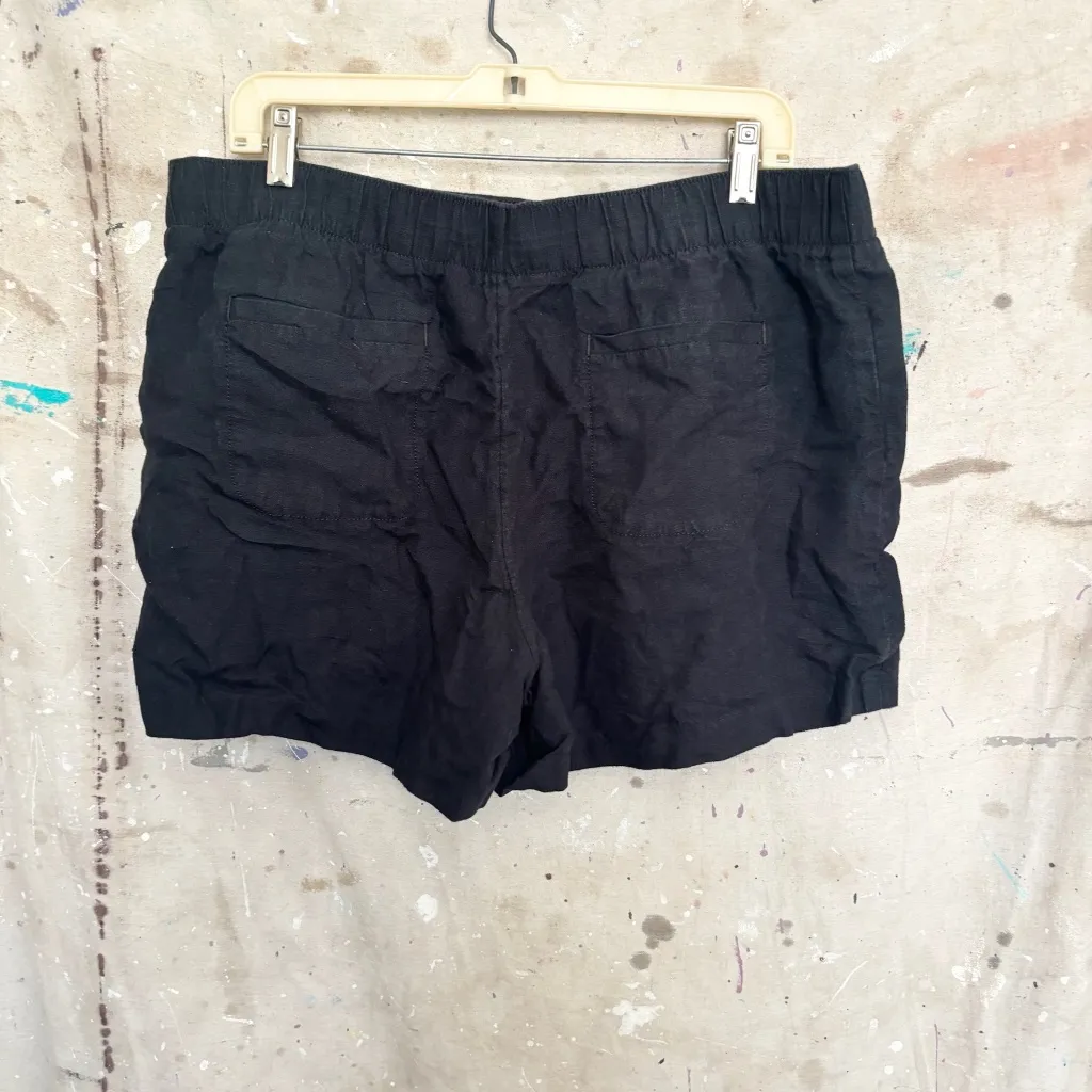 Lilly Pulitzer Lilo 100% Linen Black Shorts - Image 5