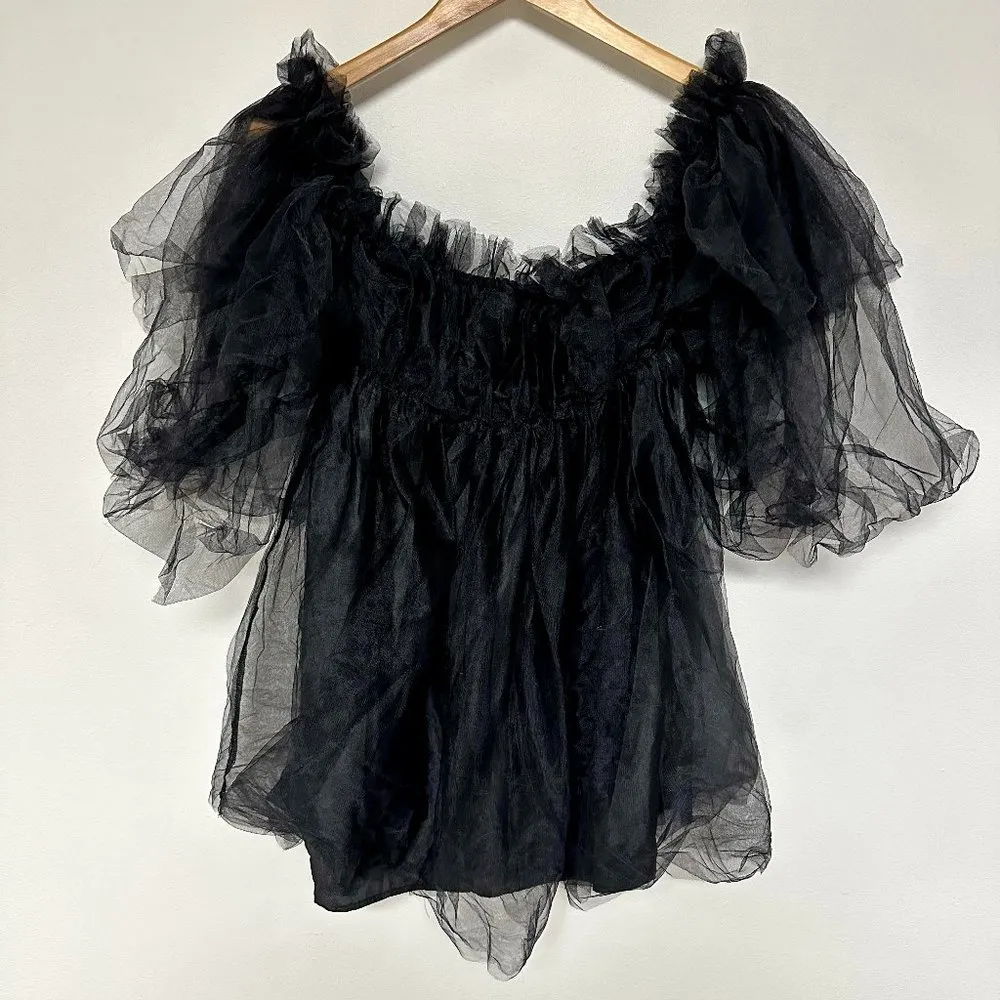 Ruffle Tulle Blouse/Dress - Image 2