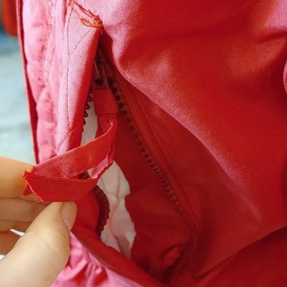 Nordica Size 6 Red Puffy Coat Vintage Winter Warm Snowmobile Snowboard Skiing - Image 3