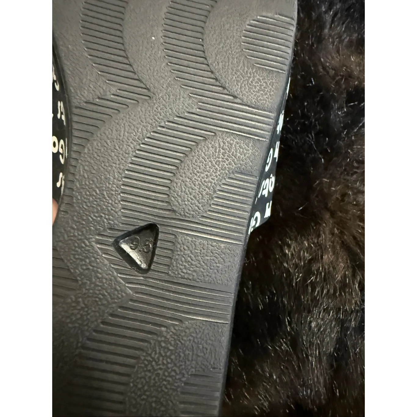 Goats Womens Pool Slides Black - Image 6