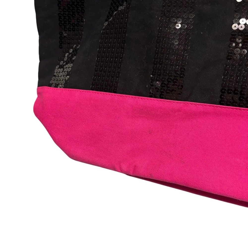 Victoria's Secret Sequin Tote Duffle Bag - Image 5