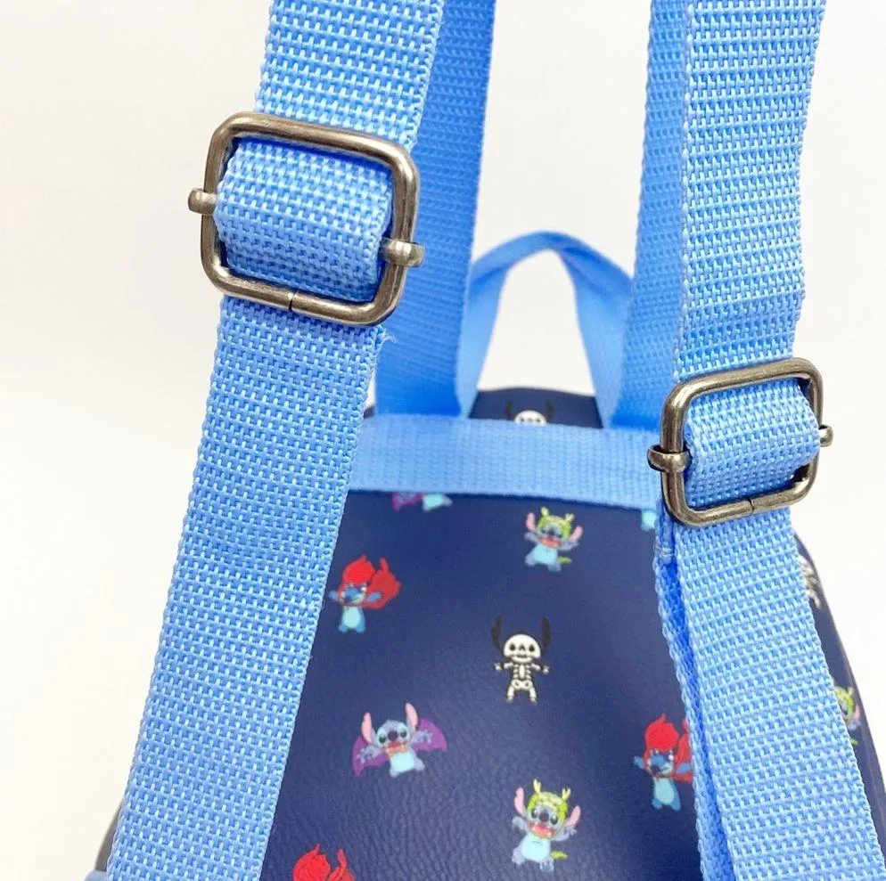 Disney X Loungefly Lilo & Stitch Costumes Halloween Mini Backpack Blue - Image 11