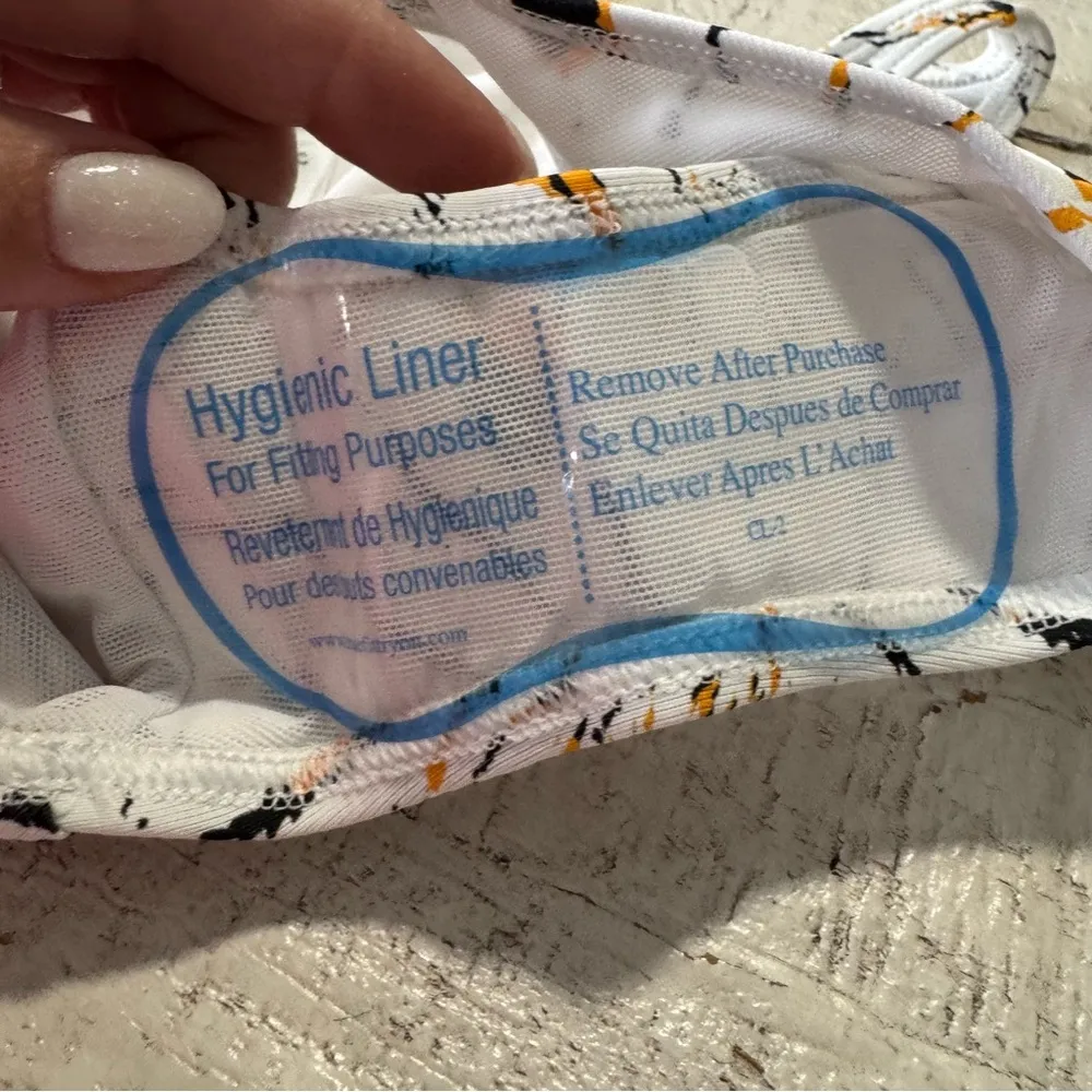 Andie x Demi Moore the Tropez Bikini Bottom NWT size XS White Fireworks Swimsuit - Image 10