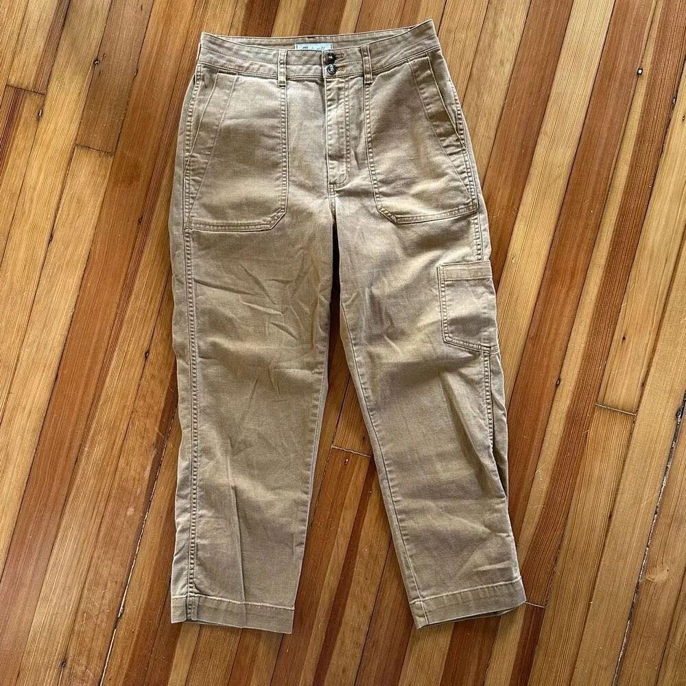 Madewell Military Straight Pants in Dark Ochre Size 27 - Image 3