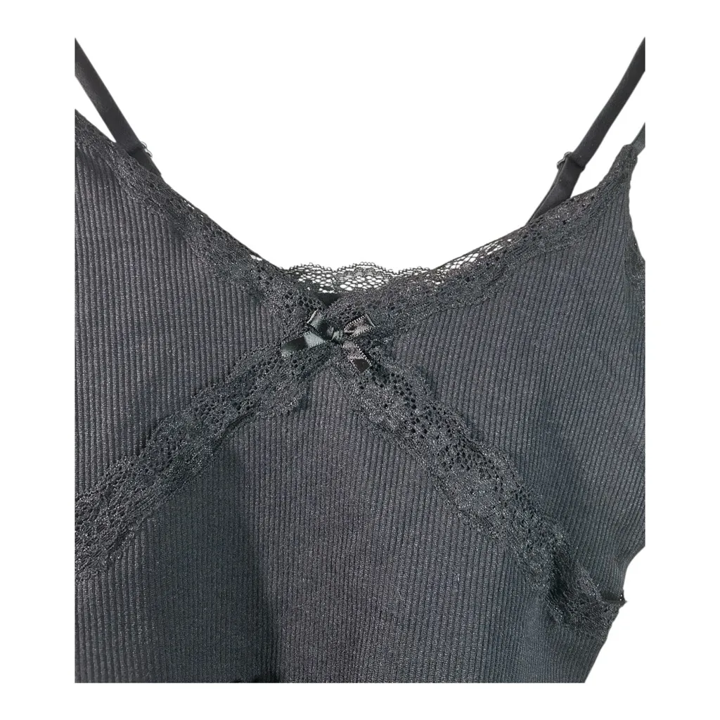 Whimsigoth Cozy Coquette Black Lace Hem Ribbon Mixed Size Crop Top Bundle (S&L) - Image 10