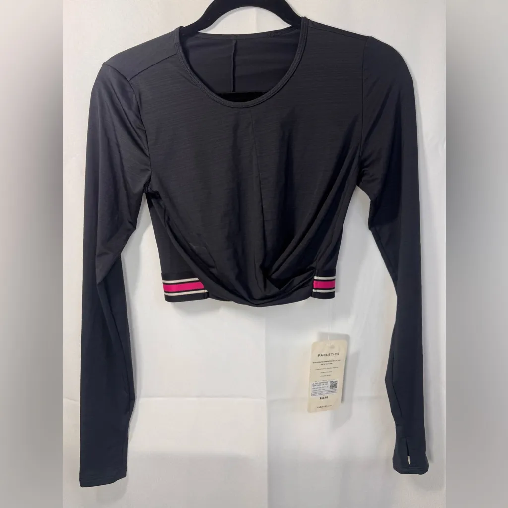 NWT Fabletics Eco-Conscious Twist Front Workout Top- XS - Image 3