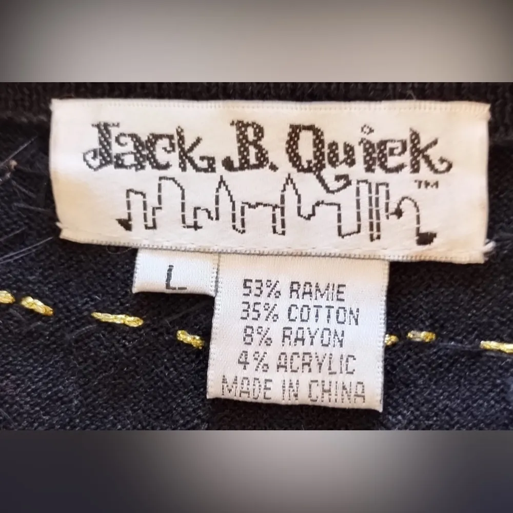 Vintage Jack B Quick Beaded Sweater Size Large Women’s Jacket - Image 9